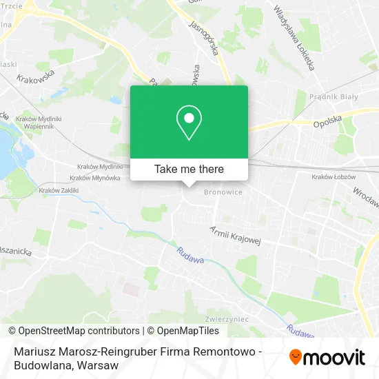 Карта Mariusz Marosz-Reingruber Firma Remontowo - Budowlana