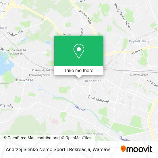 Andrzej Sieńko Nemo Sport i Rekreacja map