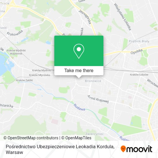 Pośrednictwo Ubezpieczeniowe Leokadia Kordula map