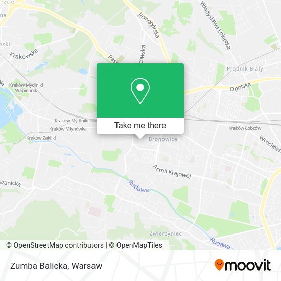 Zumba Balicka map