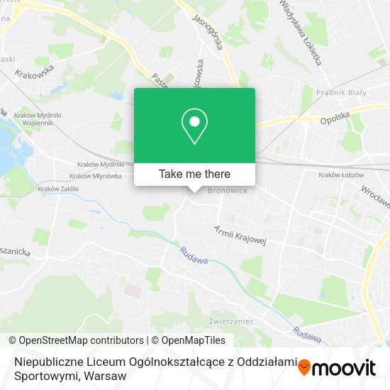 Niepubliczne Liceum Ogólnokształcące z Oddziałami Sportowymi map