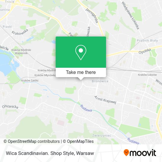 Wica Scandinavian. Shop Style map