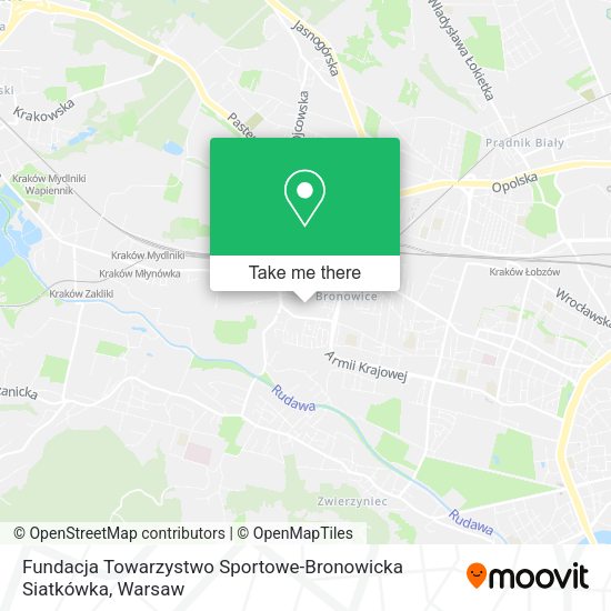 Карта Fundacja Towarzystwo Sportowe-Bronowicka Siatkówka