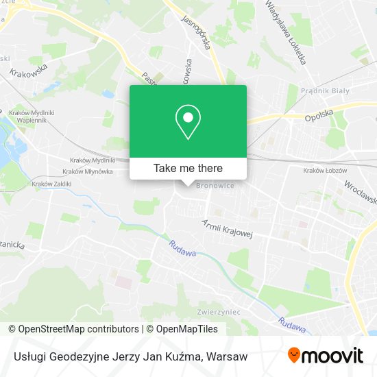 Usługi Geodezyjne Jerzy Jan Kuźma map