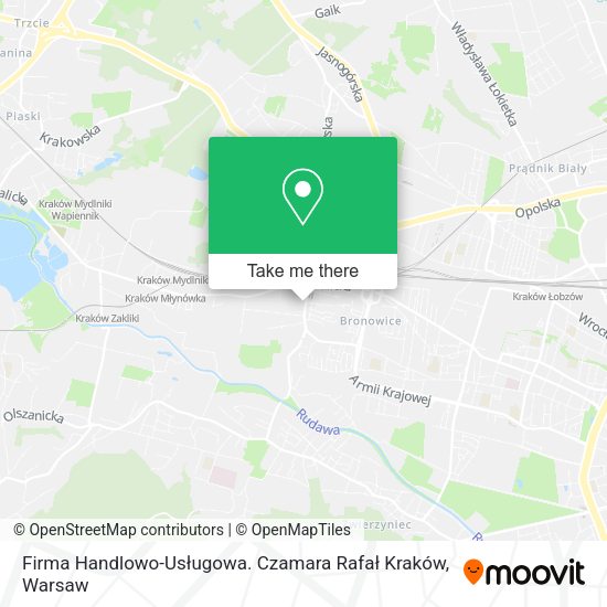 Firma Handlowo-Usługowa. Czamara Rafał Kraków map