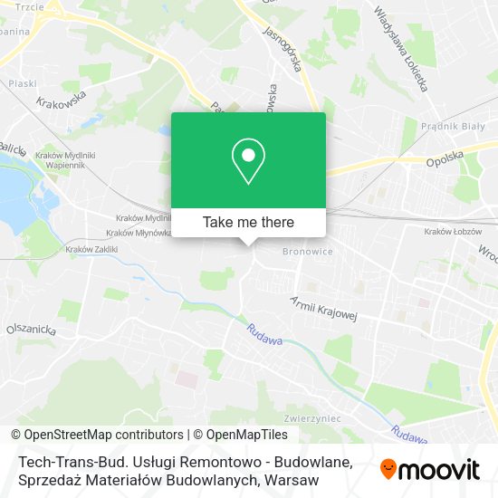 Tech-Trans-Bud. Usługi Remontowo - Budowlane, Sprzedaż Materiałów Budowlanych map