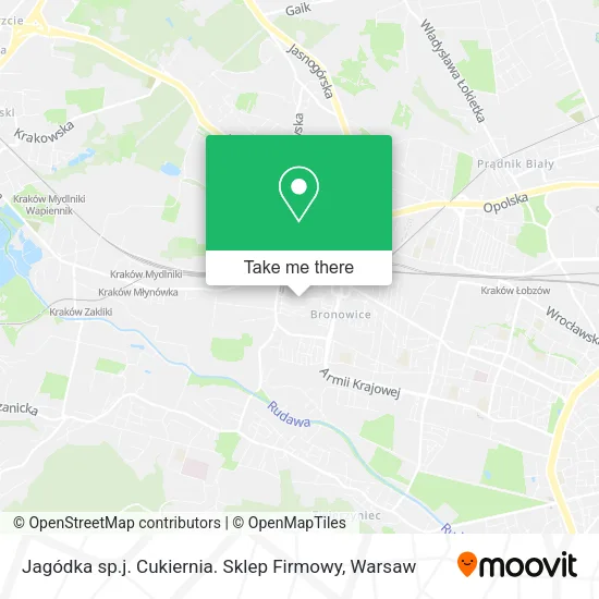 Jagódka sp.j. Cukiernia. Sklep Firmowy map