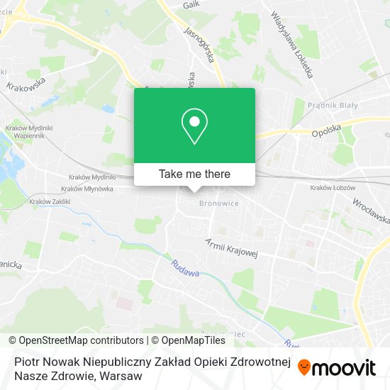 Piotr Nowak Niepubliczny Zakład Opieki Zdrowotnej Nasze Zdrowie map