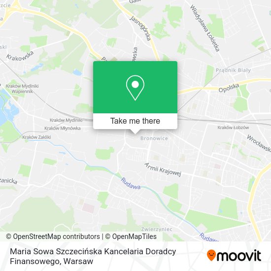 Maria Sowa Szczecińska Kancelaria Doradcy Finansowego map