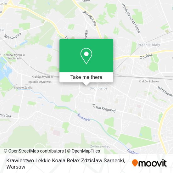 Krawiectwo Lekkie Koala Relax Zdzisław Sarnecki map