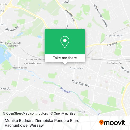 Monika Bednarz Ziembiska Pondera Biuro Rachunkowe map