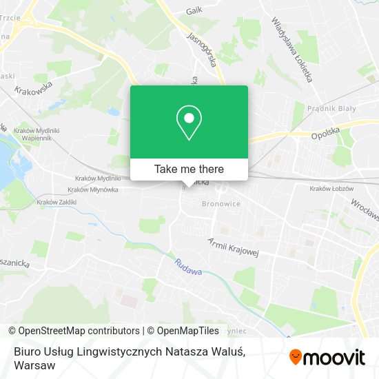 Biuro Usług Lingwistycznych Natasza Waluś map