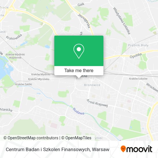 Centrum Badan i Szkolen Finansowych map