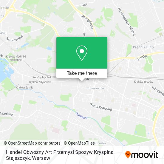 Handel Obwozny Art Przemysl Spozyw Kryspina Stajszczyk map