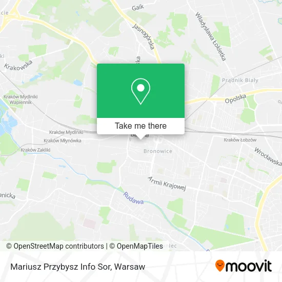 Карта Mariusz Przybysz Info Sor