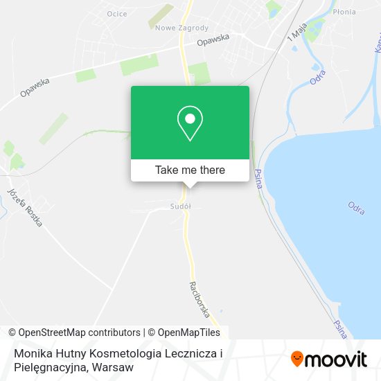 Monika Hutny Kosmetologia Lecznicza i Pielęgnacyjna map