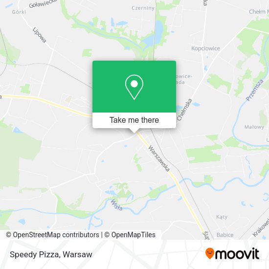 Speedy Pizza map