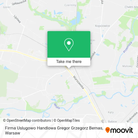 Карта Firma Uslugowo Handlowa Gregor Grzegorz Bernas