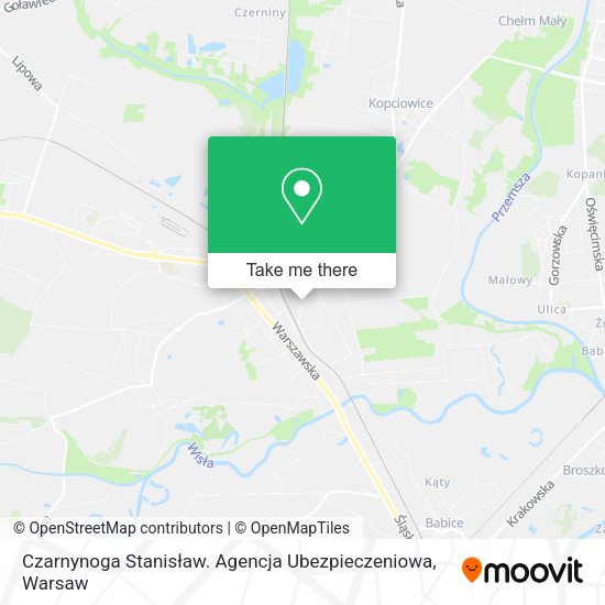 Czarnynoga Stanisław. Agencja Ubezpieczeniowa map