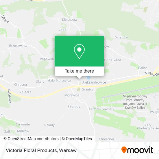 Victoria Floral Products map