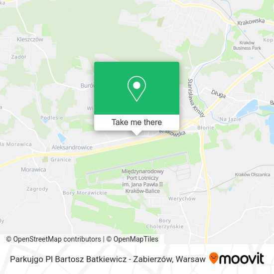 Parkujgo Pl Bartosz Batkiewicz - Zabierzów map