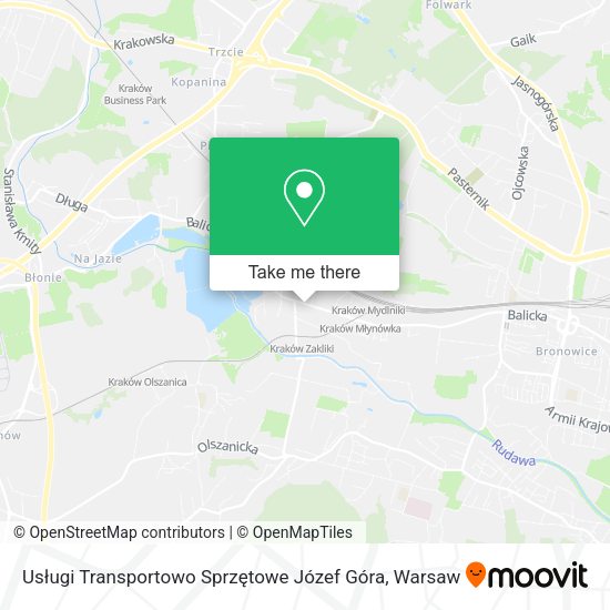 Usługi Transportowo Sprzętowe Józef Góra map