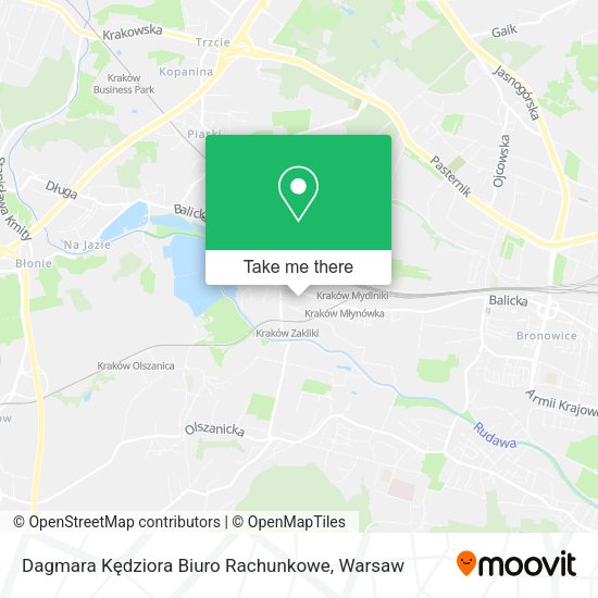 Dagmara Kędziora Biuro Rachunkowe map