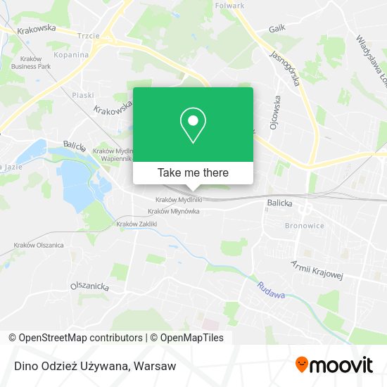 Dino Odzież Używana map