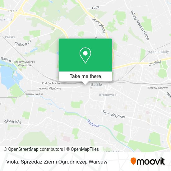 Viola. Sprzedaż Ziemi Ogrodniczej map