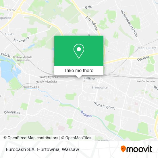 Eurocash S.A. Hurtownia map