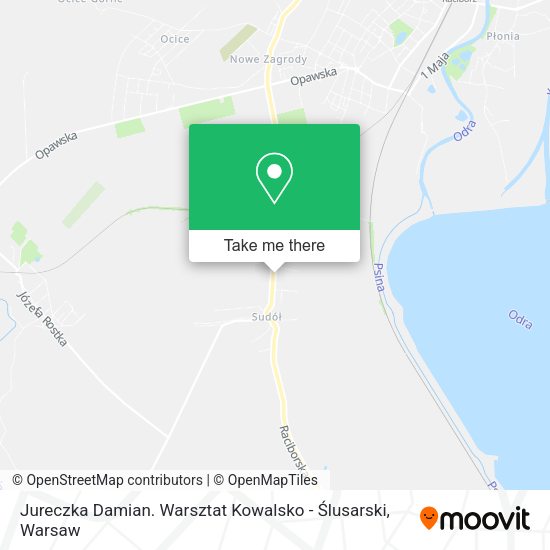 Jureczka Damian. Warsztat Kowalsko - Ślusarski map