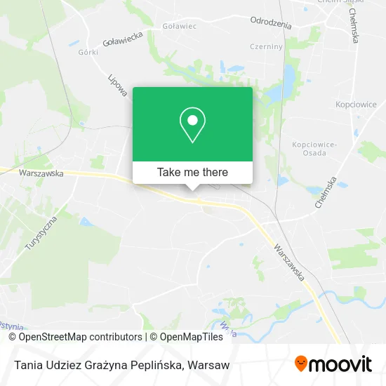 Карта Tania Udziez Grażyna Peplińska