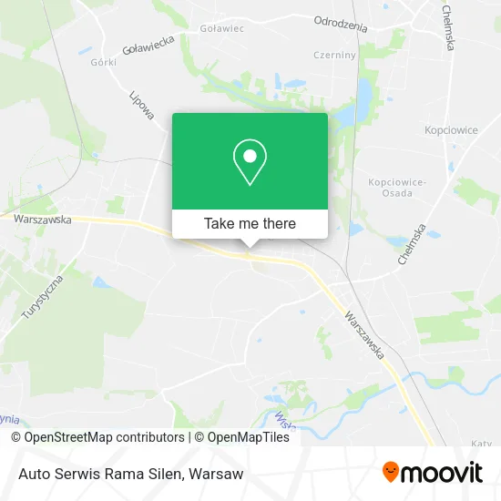 Auto Serwis Rama Silen map