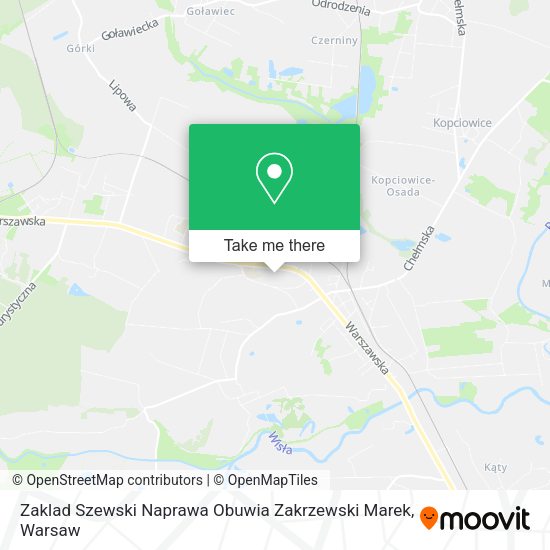 Zaklad Szewski Naprawa Obuwia Zakrzewski Marek map