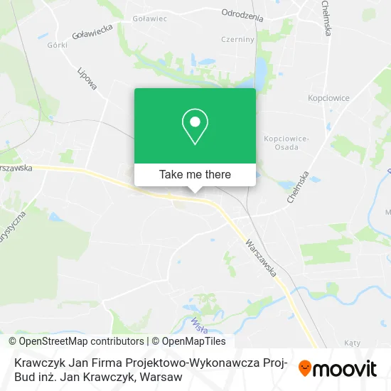 Карта Krawczyk Jan Firma Projektowo-Wykonawcza Proj-Bud inż. Jan Krawczyk