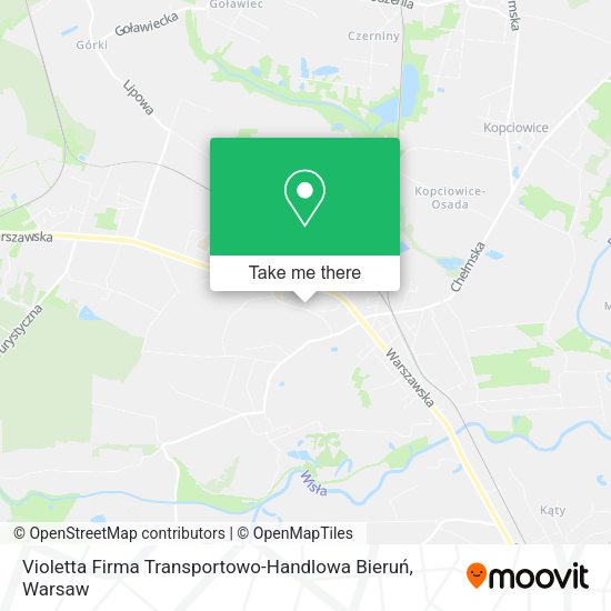 Violetta Firma Transportowo-Handlowa Bieruń map