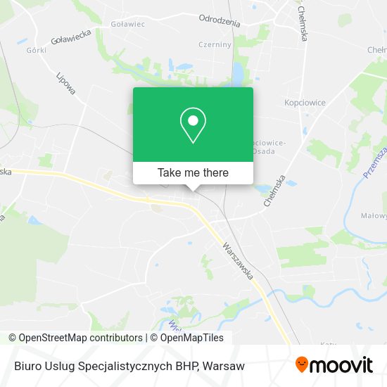 Biuro Uslug Specjalistycznych BHP map