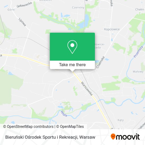 Bieruński Ośrodek Sportu i Rekreacji map