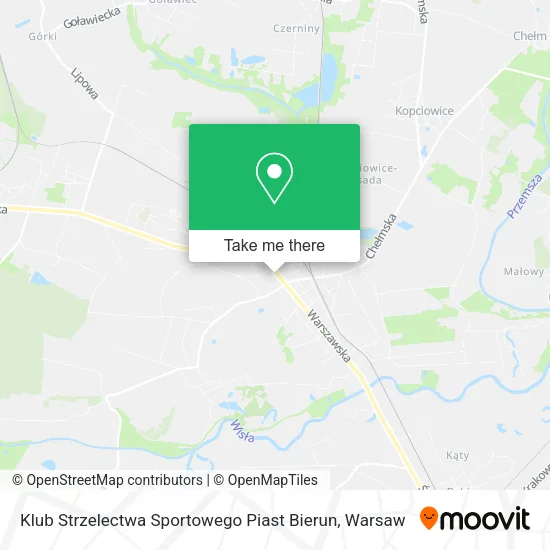 Карта Klub Strzelectwa Sportowego Piast Bierun