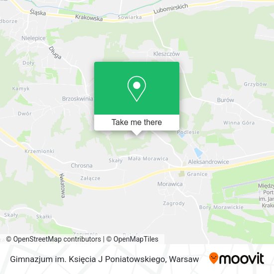 Gimnazjum im. Księcia J Poniatowskiego map