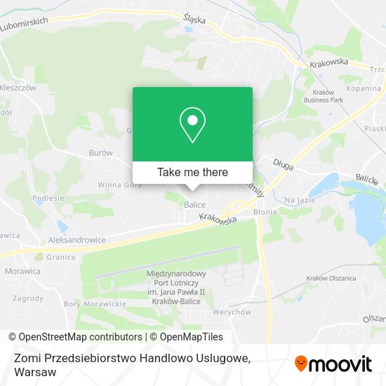 Zomi Przedsiebiorstwo Handlowo Uslugowe map