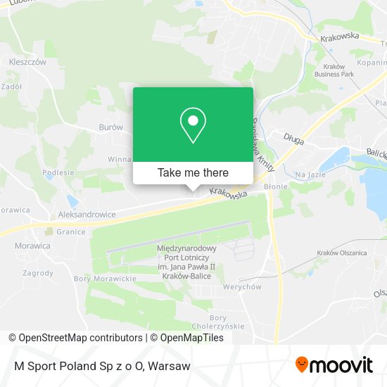 M Sport Poland Sp z o O map