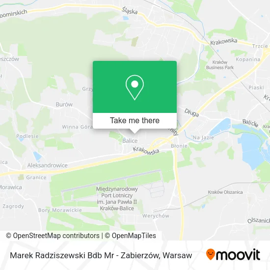Карта Marek Radziszewski Bdb Mr - Zabierzów
