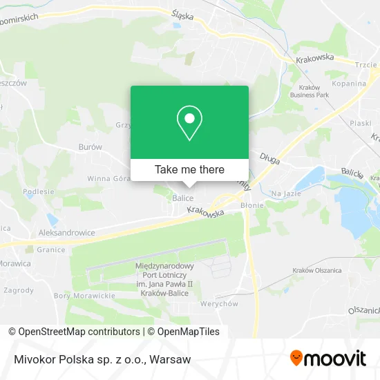 Карта Mivokor Polska sp. z o.o.