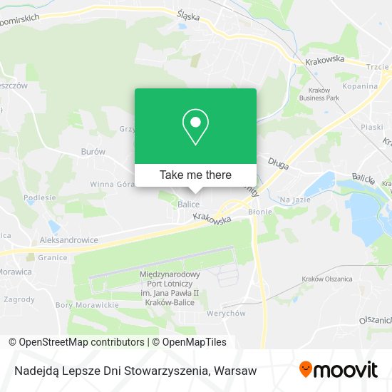 Nadejdą Lepsze Dni Stowarzyszenia map