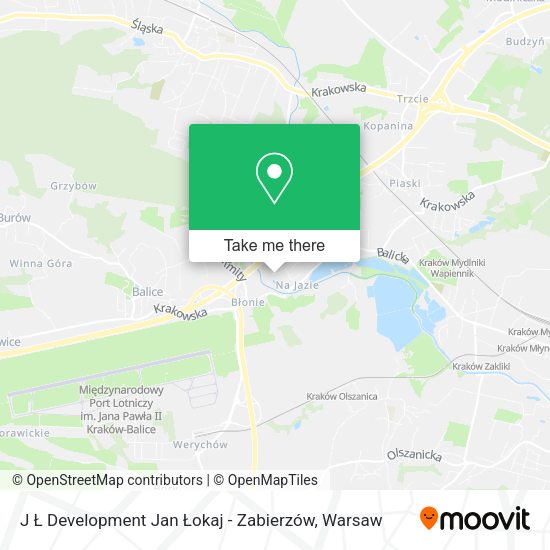 J Ł Development Jan Łokaj - Zabierzów map