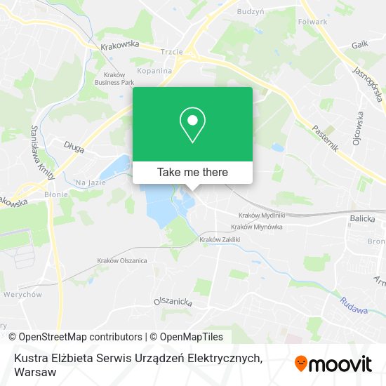 Kustra Elżbieta Serwis Urządzeń Elektrycznych map