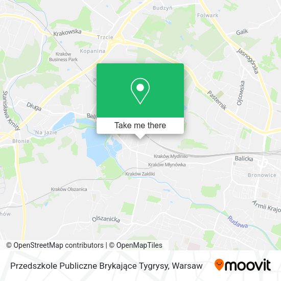 Карта Przedszkole Publiczne Brykające Tygrysy