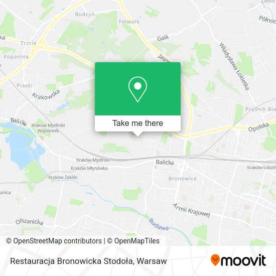 Restauracja Bronowicka Stodoła map