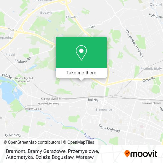 Bramont. Bramy Garażowe, Przemysłowe, Automatyka. Dzieża Bogusław map